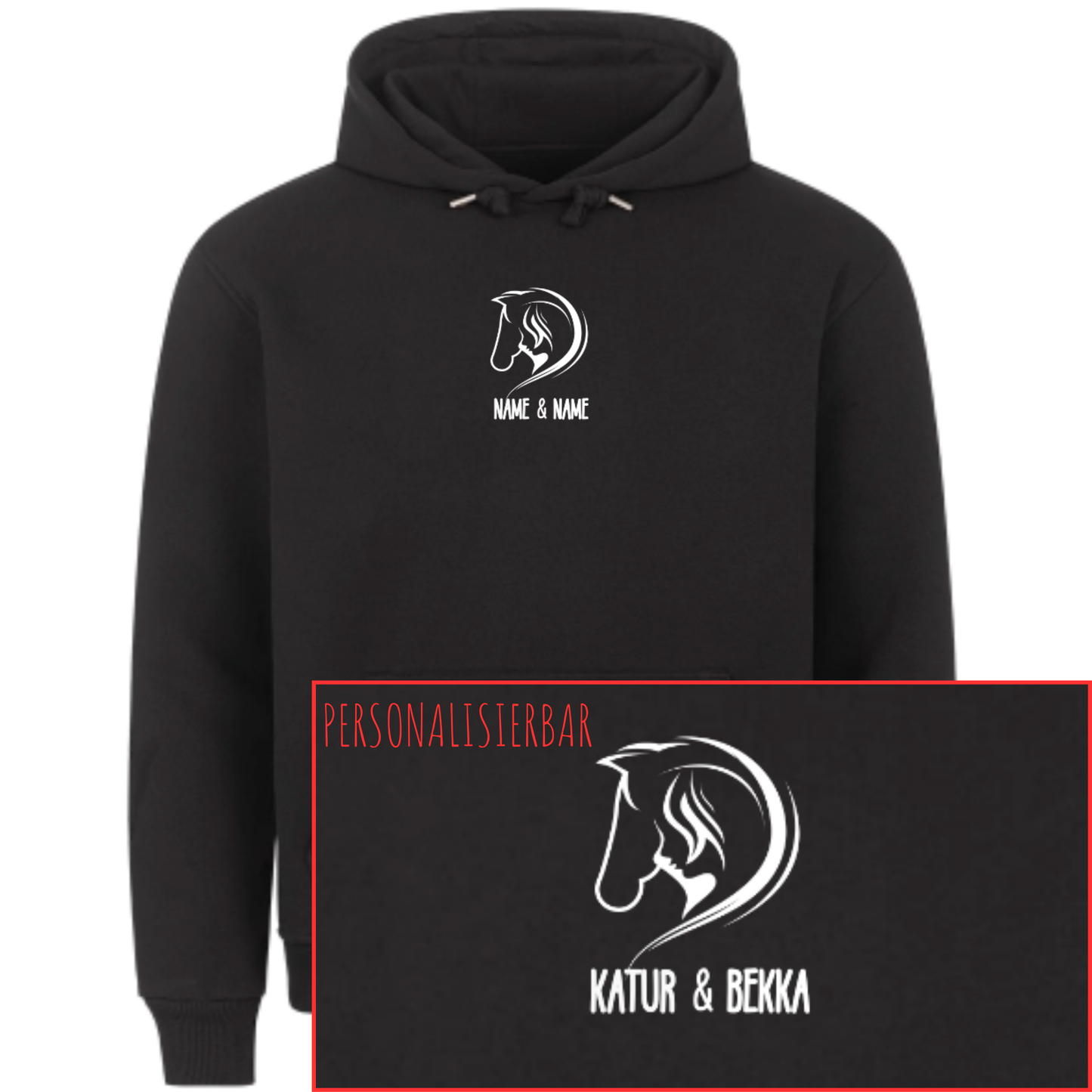 Verbundenheit Hoodie personalisierbar